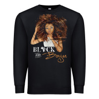 Black black and boujee [tb] Premium Sweatshirt - linhVisuals