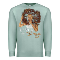 Seafoam black and boujee [tb] Premium Sweatshirt - linhVisuals