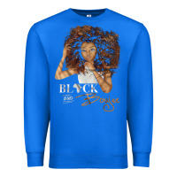 True Royal black and boujee [tb] Premium Sweatshirt - linhVisuals