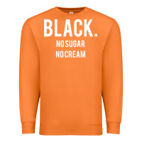 Carrot black no sugar no cream 02 [tb] Premium Sweatshirt - linhVisuals