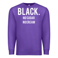 Purple black no sugar no cream 02 [tb] Premium Sweatshirt - linhVisuals