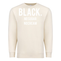 Sandshell black no sugar no cream 02 [tb] Premium Sweatshirt - linhVisuals