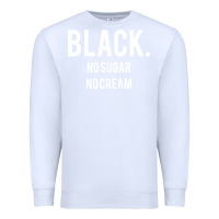 White black no sugar no cream 02 [tb] Premium Sweatshirt - linhVisuals