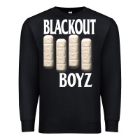 Black blackout boyz black Premium Sweatshirt - linhVisuals