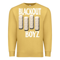 Antique Gold blackout boyz black Premium Sweatshirt - linhVisuals
