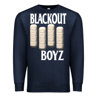 Navy blackout boyz black Premium Sweatshirt - linhVisuals