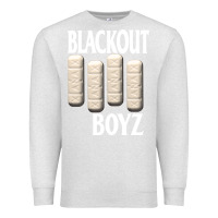 Oatmeal Heather blackout boyz black Premium Sweatshirt - linhVisuals