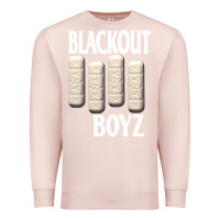 Pale Pink blackout boyz black Premium Sweatshirt - linhVisuals