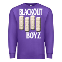 Purple blackout boyz black Premium Sweatshirt - linhVisuals
