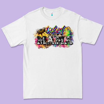 Inked Mama Mother's Day Premium Tee Designed By Howdyjamesfarm