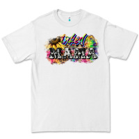 White inked mama mother's day Premium Tee - HowdyJamesFarm