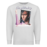 Dove Grey cry baby title Premium Sweatshirt - linhVisuals