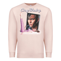 Pale Pink cry baby title Premium Sweatshirt - linhVisuals
