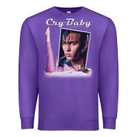 Purple cry baby title Premium Sweatshirt - linhVisuals