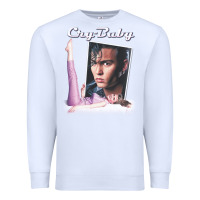 White cry baby title Premium Sweatshirt - linhVisuals