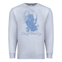 Heather Grey cry baby king cry baby Premium Sweatshirt - linhVisuals