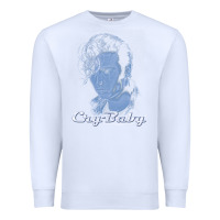 White cry baby king cry baby Premium Sweatshirt - linhVisuals