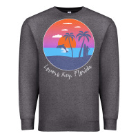 Charcoal Heather lovers key florida t  shirt lovers key florida t  shirt Premium Sweatshirt - linhVisuals