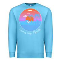 Ocean Blue lovers key florida t  shirt lovers key florida t  shirt Premium Sweatshirt - linhVisuals