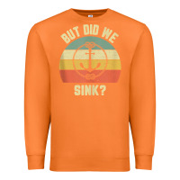 Carrot mens funny boating shirt but did we sink rope anchor boat captain tank Premium Sweatshirt - linhVisuals