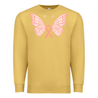 Antique Gold gynecologic cancer support t  shirt gynecological cancer awareness pea Premium Sweatshirt - linhVisuals