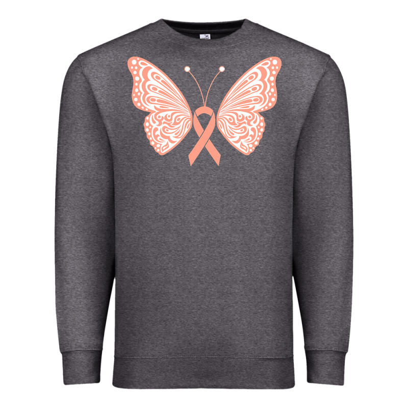 Gynecologic Cancer Support T  Shirt Gynecological Cancer Awareness Pea Premium Sweatshirt by linhVisuals | Teevron