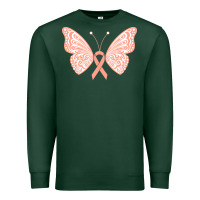 Sports Green gynecologic cancer support t  shirt gynecological cancer awareness pea Premium Sweatshirt - linhVisuals