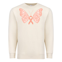 Sandshell gynecologic cancer support t  shirt gynecological cancer awareness pea Premium Sweatshirt - linhVisuals
