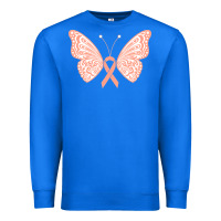 True Royal gynecologic cancer support t  shirt gynecological cancer awareness pea Premium Sweatshirt - linhVisuals