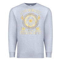 Heather Grey cherokee native american and proud of t shirt Premium Sweatshirt - linhVisuals