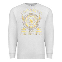 Oatmeal Heather cherokee native american and proud of t shirt Premium Sweatshirt - linhVisuals