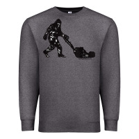 Charcoal Heather mens mowing bigfoot   golf course superintendent maintenance turf t sh Premium Sweatshirt - linhVisuals