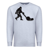 Heather Grey mens mowing bigfoot   golf course superintendent maintenance turf t sh Premium Sweatshirt - linhVisuals