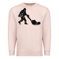 Mens Mowing Bigfoot   Golf Course Superintendent Maintenance Turf T Sh Premium Sweatshirt | Teevron