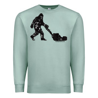 Seafoam mens mowing bigfoot   golf course superintendent maintenance turf t sh Premium Sweatshirt - linhVisuals