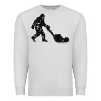 Dove Grey mens mowing bigfoot   golf course superintendent maintenance turf t sh Premium Sweatshirt - linhVisuals