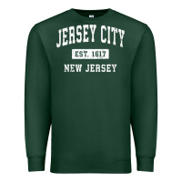 Sports Green jersey city new jersey nj vintage established sports design pullover h Premium Sweatshirt - linhVisuals