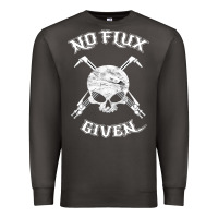 Smoke no flux given   funny welder tee shirt for welding dads Premium Sweatshirt - linhVisuals