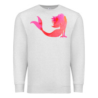 Oatmeal Heather mermaid t  shirt pink mermaid t  shirt Premium Sweatshirt - linhVisuals