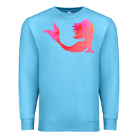 Ocean Blue mermaid t  shirt pink mermaid t  shirt Premium Sweatshirt - linhVisuals