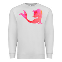 Dove Grey mermaid t  shirt pink mermaid t  shirt Premium Sweatshirt - linhVisuals