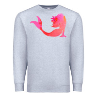 Heather Grey mermaid t  shirt pink mermaid t  shirt Premium Sweatshirt - linhVisuals