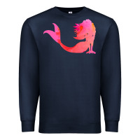 Navy mermaid t  shirt pink mermaid t  shirt Premium Sweatshirt - linhVisuals