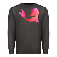 Smoke mermaid t  shirt pink mermaid t  shirt Premium Sweatshirt - linhVisuals