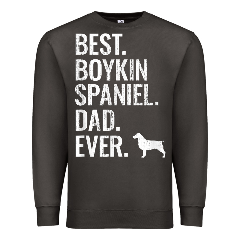 Mens Best Boykin Spaniel Dad Ever   Cool Dog Owner Gift Premium Sweatshirt by linhVisuals | Teevron