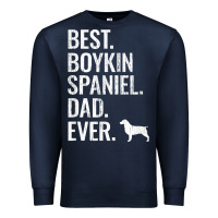 Navy mens best boykin spaniel dad ever   cool dog owner gift Premium Sweatshirt - linhVisuals