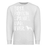 Oatmeal Heather mens best boykin spaniel dad ever   cool dog owner gift Premium Sweatshirt - linhVisuals