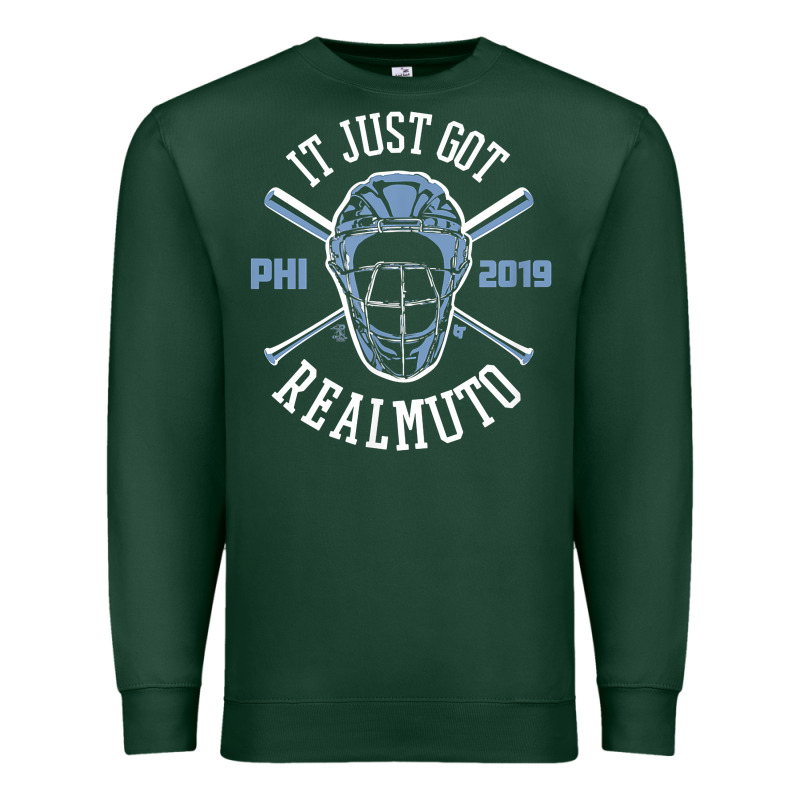 Officially Licensed Jt Realmuto Shirt   It Just Got Realmuto Premium Sweatshirt by linhVisuals | Teevron