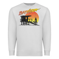 Dove Grey baywatch lifeguard sunset t shirt Premium Sweatshirt - linhVisuals
