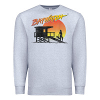 Heather Grey baywatch lifeguard sunset t shirt Premium Sweatshirt - linhVisuals